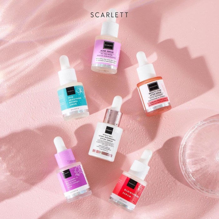 Serum Scarlett, Manfaat dan Jenis untuk Kulit Sehat