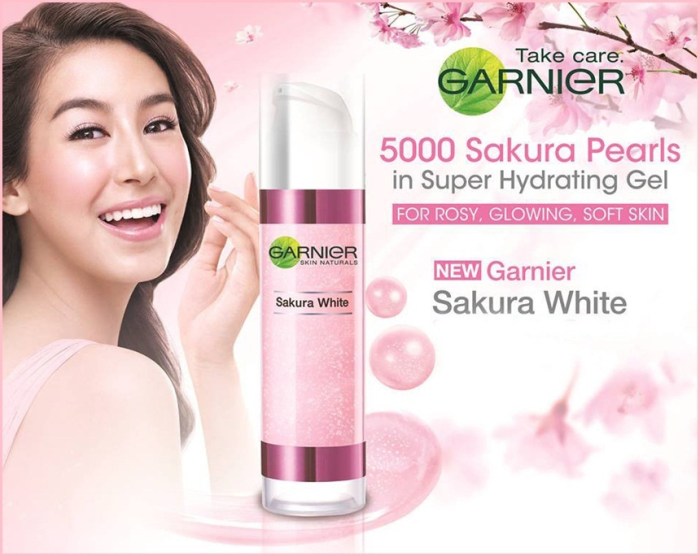 Manfaat Garnier Sakura White, Mencerahkan, Melembapkan, dan Melindungi Kulit