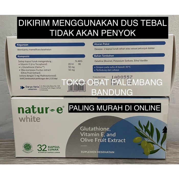 Manfaat Natur-E White Kapsul, Antioksidan untuk Kulit Sehat dan Cerah