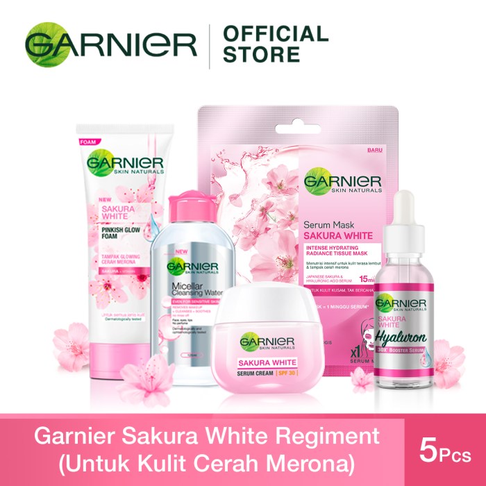 Manfaat Garnier Sakura White, Mencerahkan, Melembapkan, dan Melindungi Kulit