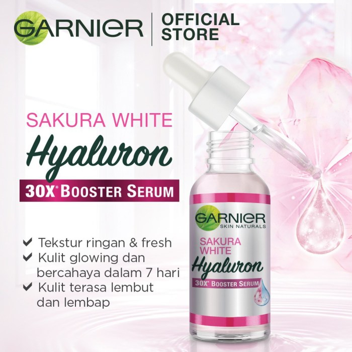 Manfaat Garnier Sakura White, Mencerahkan, Melembapkan, dan Melindungi Kulit